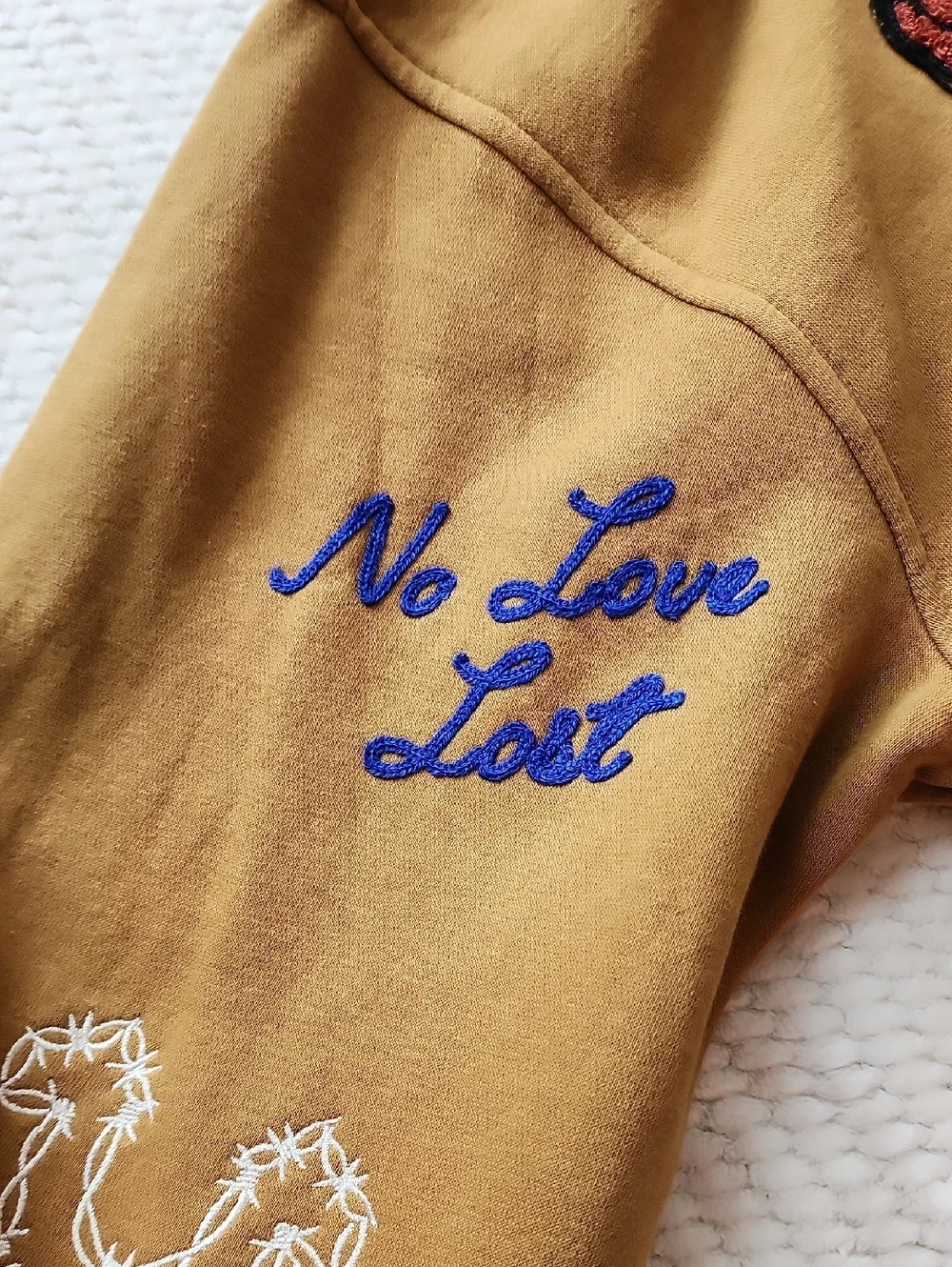 True Religion  Brown Multi-patch Hoodie